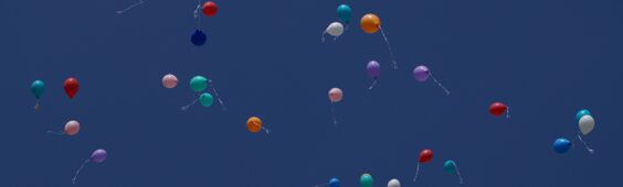 verwaiste Eltern - Luftballons